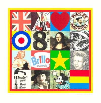 Sources Of Pop Art V - Signed Print by Peter Blake 2007 - MyArtBroker