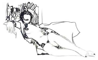Monica Nude With Matisse - Signed Print by Tom Wesselmann 1990 - MyArtBroker