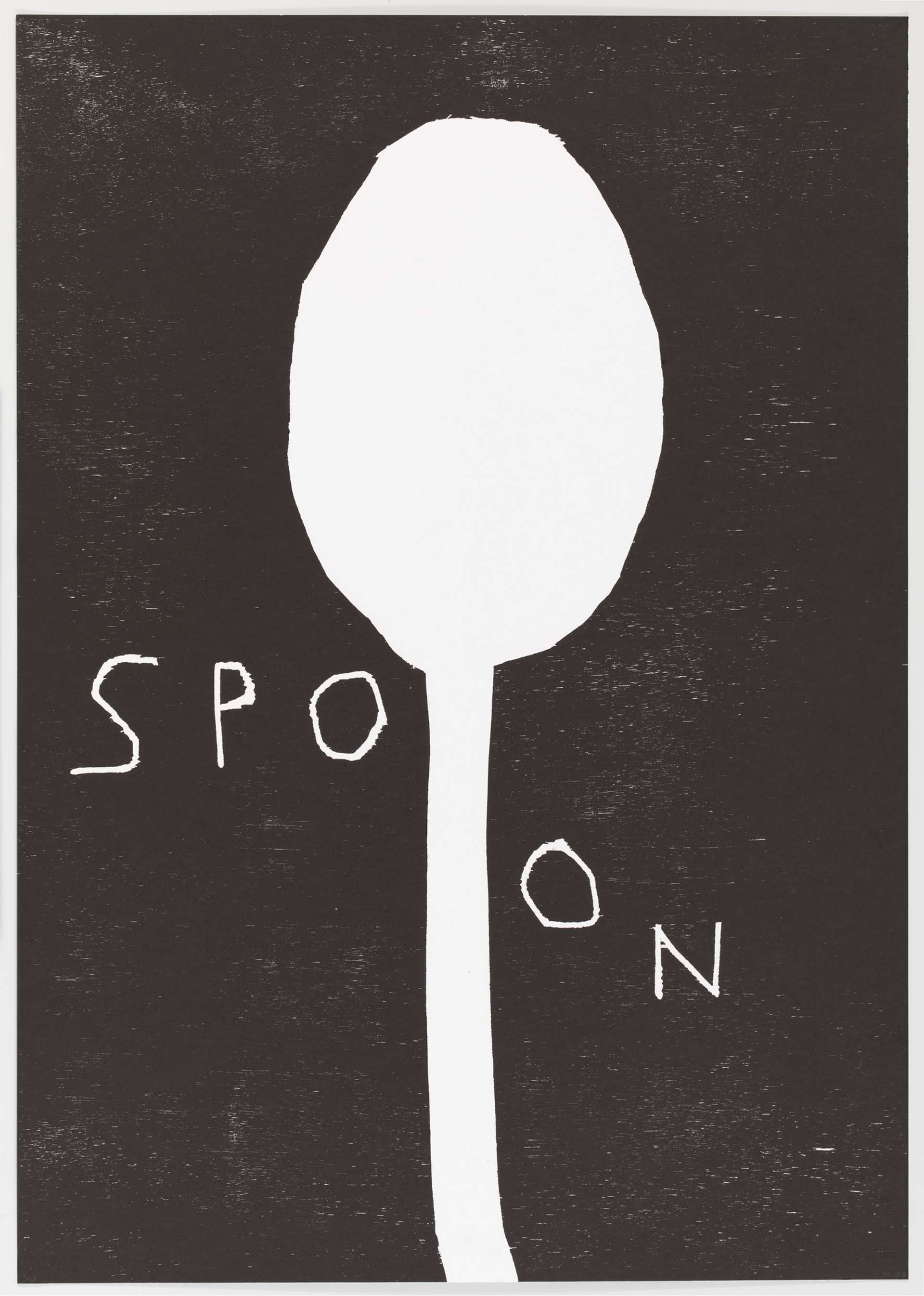 Untitled (Spoon) - Signed Print by David Shrigley 2008 - MyArtBroker