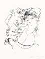 Marc Chagall: Les Deux Profils - Signed Print