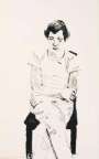 David Hockney: Gregory Thinking Of Henry - Signed Print