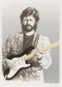 Ronnie Wood: Eric Clapton - Signed Print