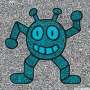 Mr Doodle: Blue Robot - Signed Print