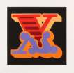 Letter X (purple) - Signed Print