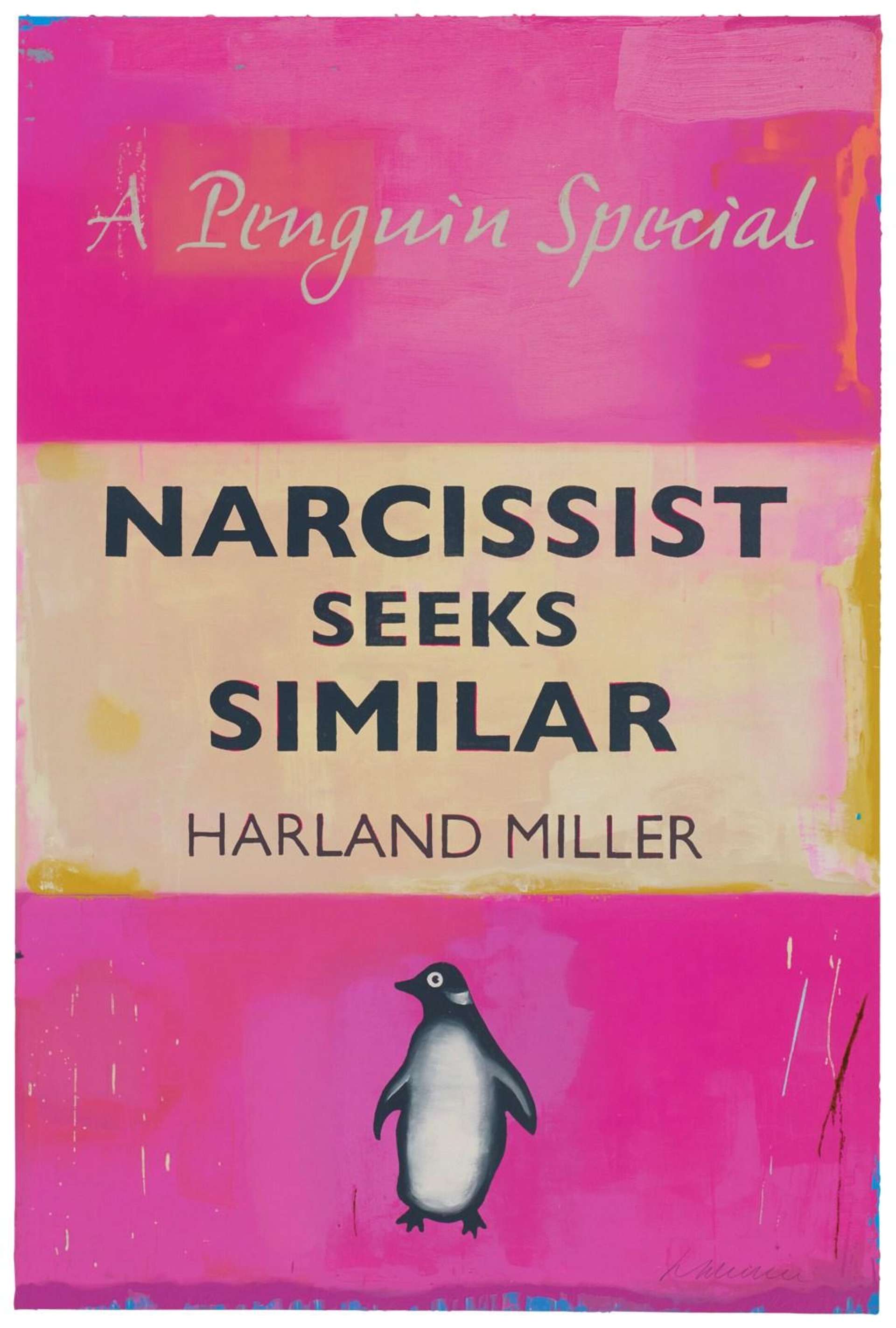 Narcissist Seeks Similar (small) - Signed Print by Harland Miller 2021 - MyArtBroker