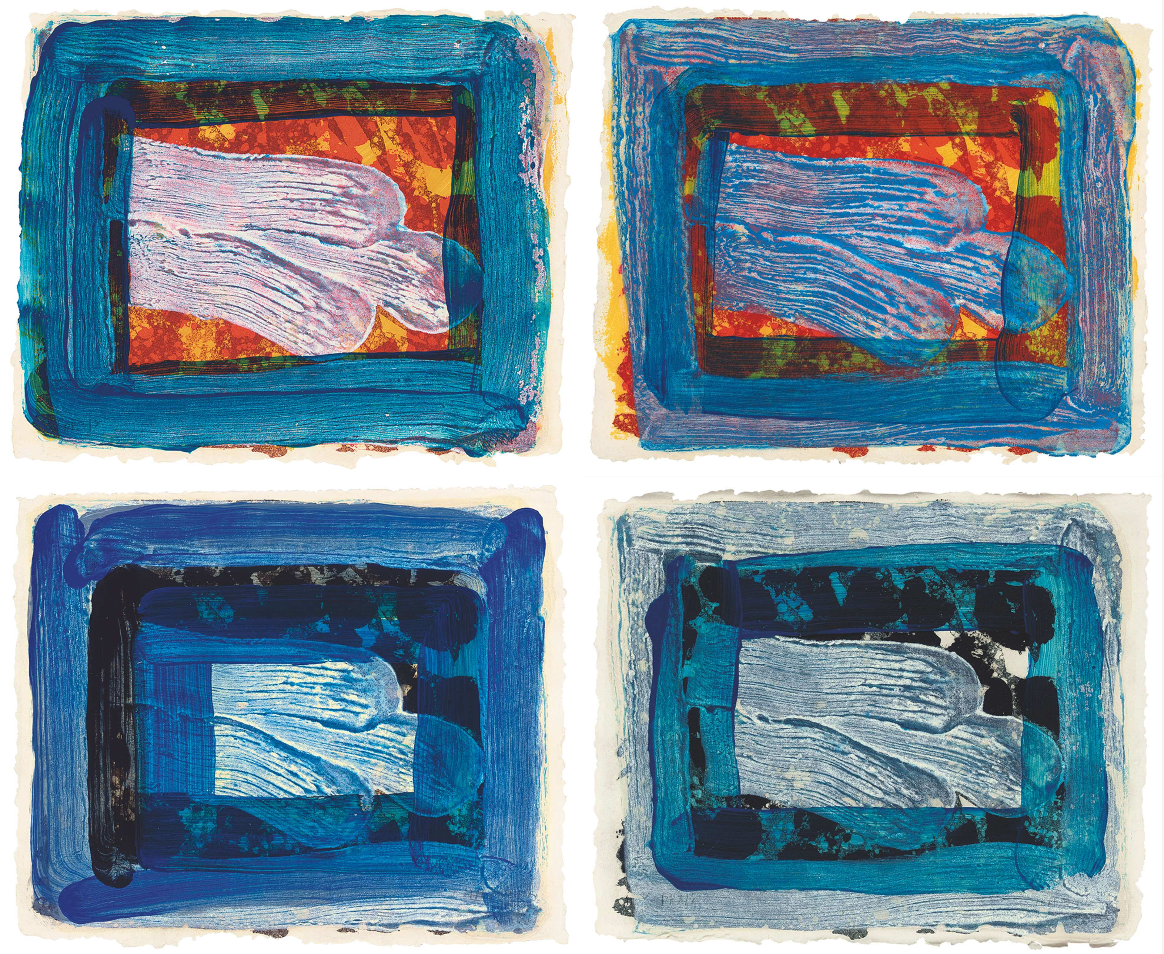 Two's Company (complete set) - Signed Print by Howard Hodgkin 2003 - MyArtBroker