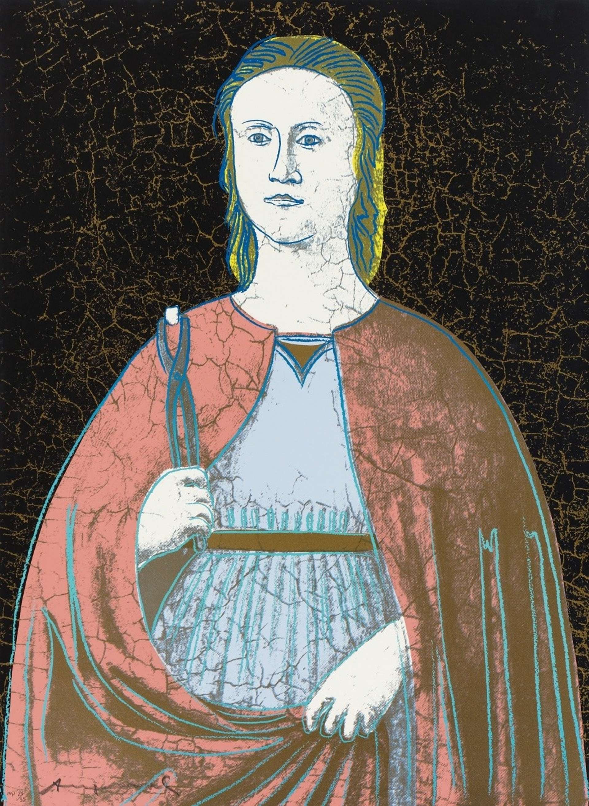 Saint Apollonia (F. & S. II.331) by Andy Warhol