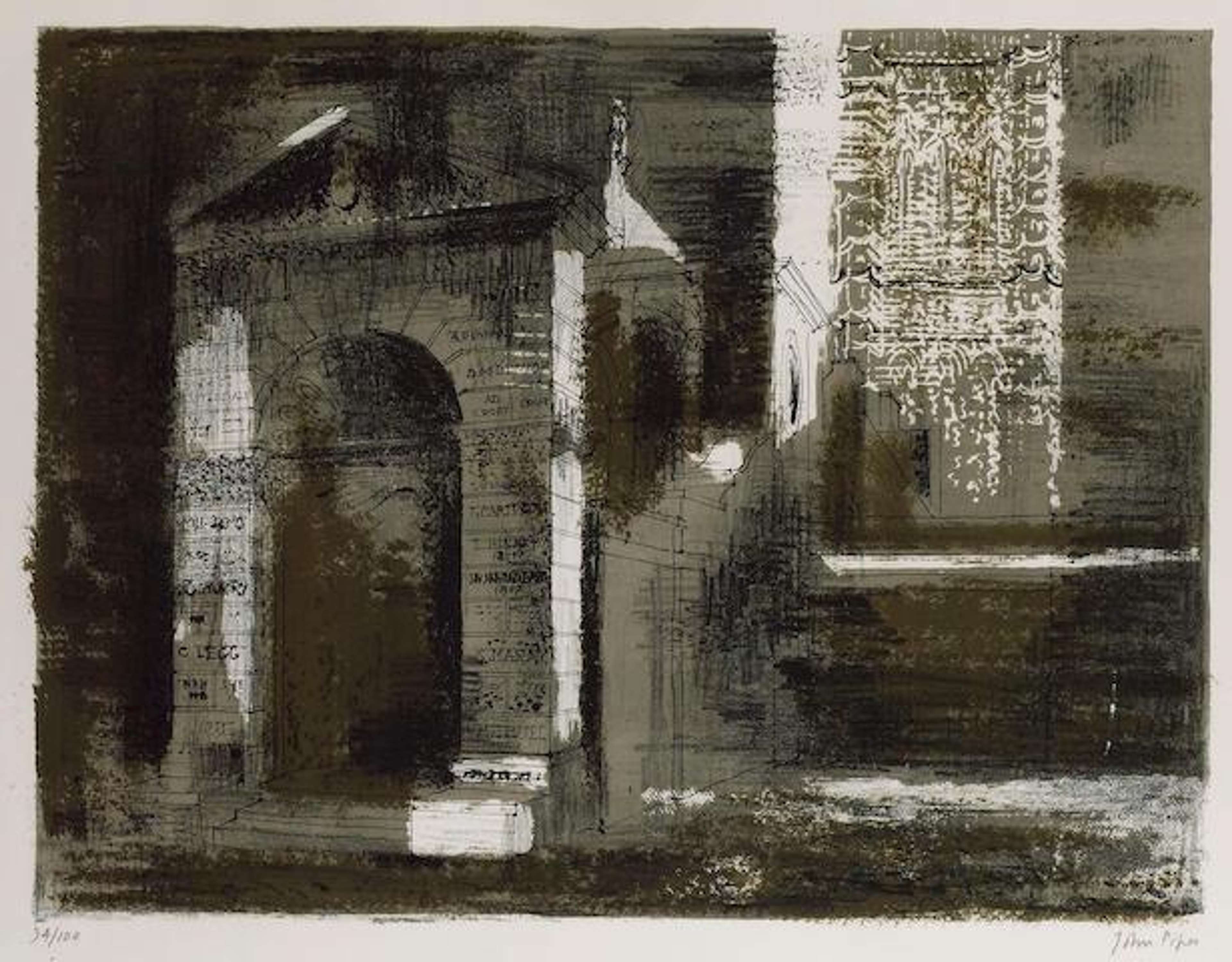 Westminster School I - Signed Print by John Piper 1961 - MyArtBroker