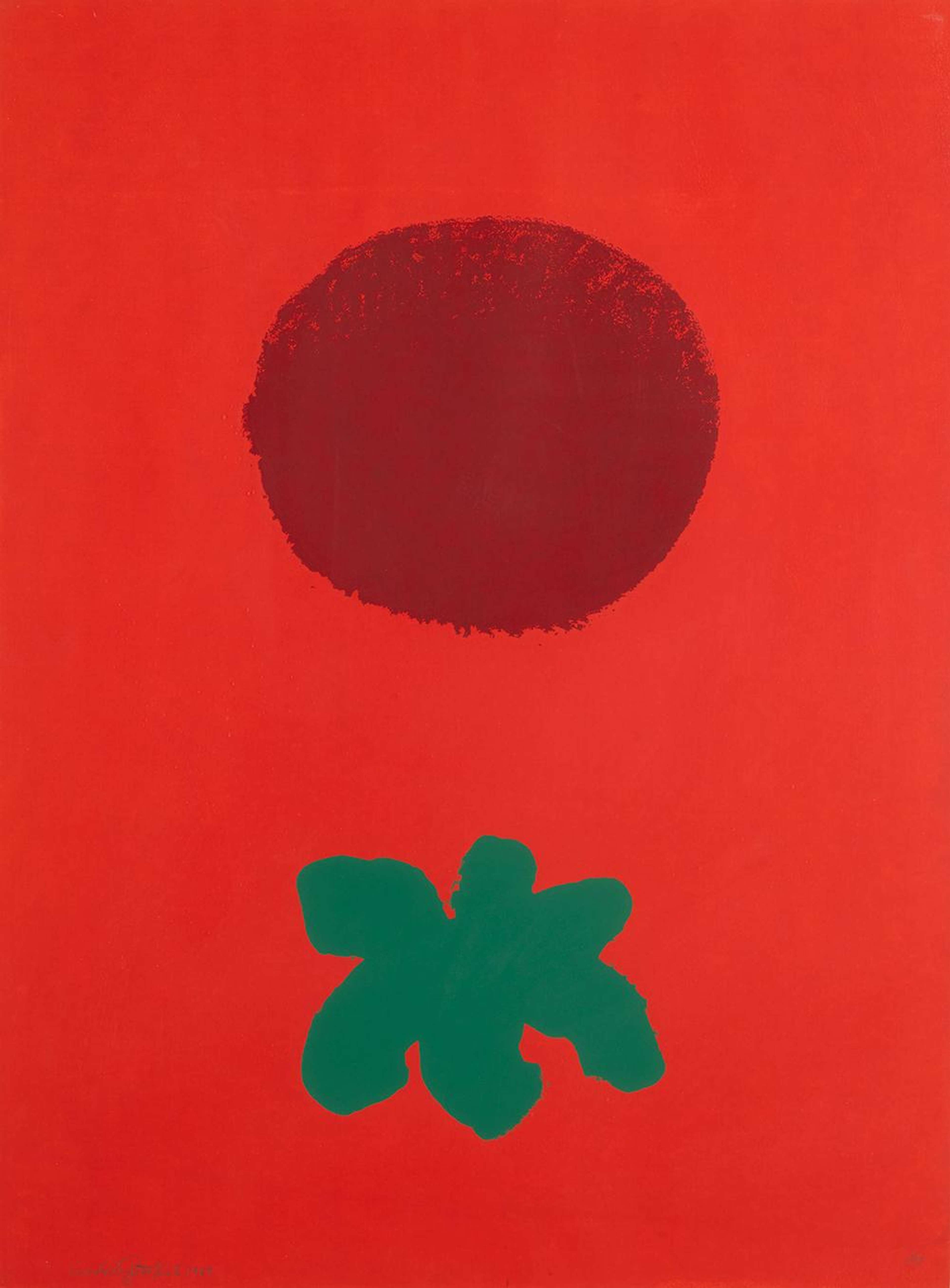 Red Ground - Signed Print by Adolph Gottlieb 1967 - MyArtBroker