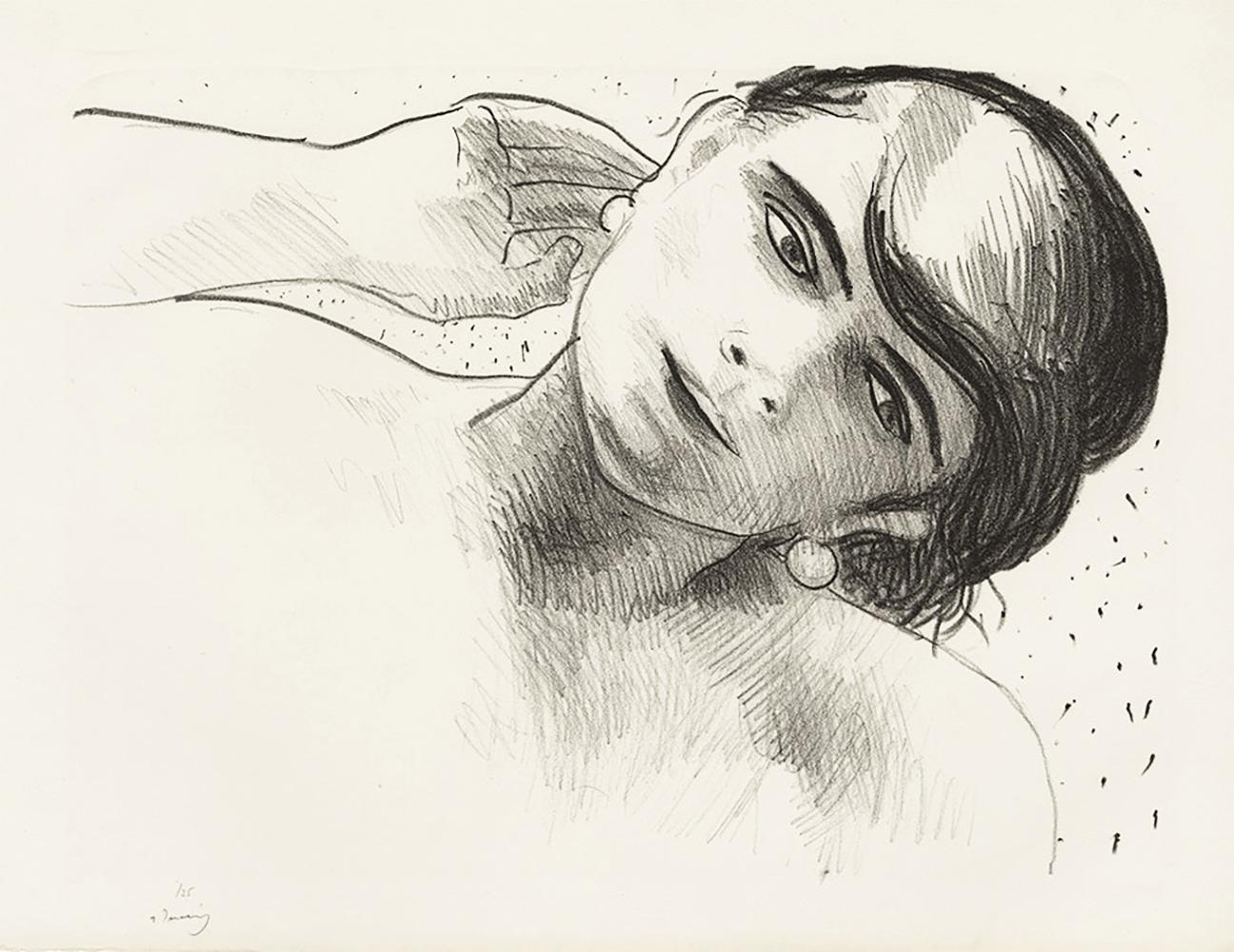 Andre Derain Tête De Femme De Face (Signed Print) 1927 | MyArtBroker