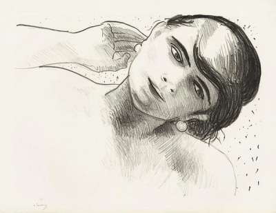 Tête De Femme De Face - Signed Print by Andre Derain 1927 - MyArtBroker