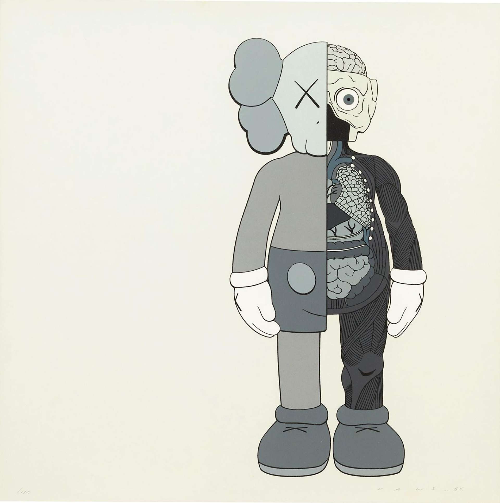 Dissected Companion (grey) - Signed Print by KAWS 2006 - MyArtBroker