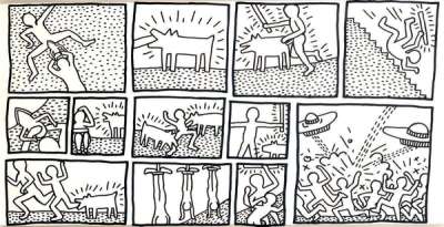 Keith Haring: The Blueprint Drawings 1 - Signed Print
