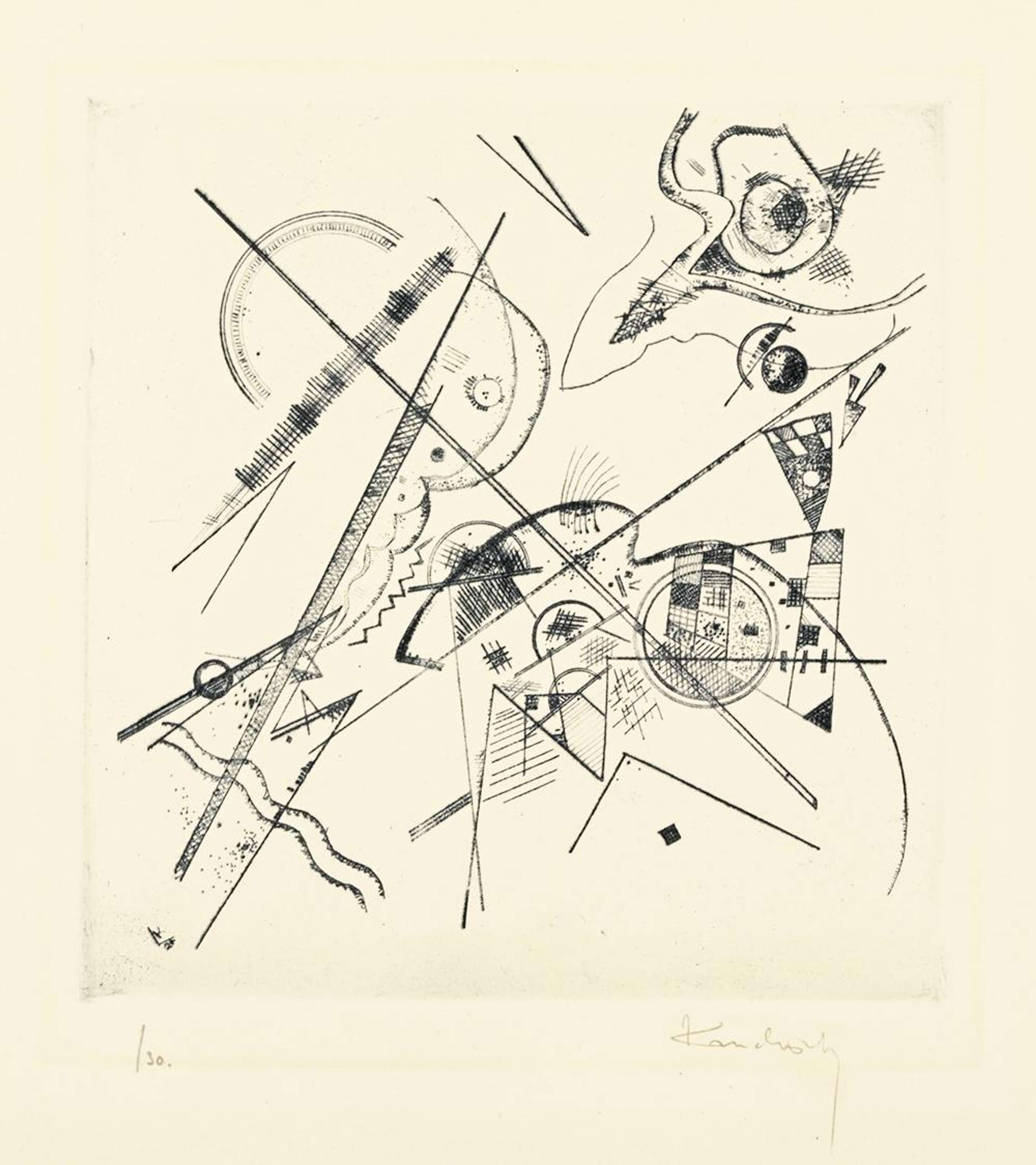 Untitled (R. 183) - Signed Print by Wassily Kandinsky 1924 - MyArtBroker