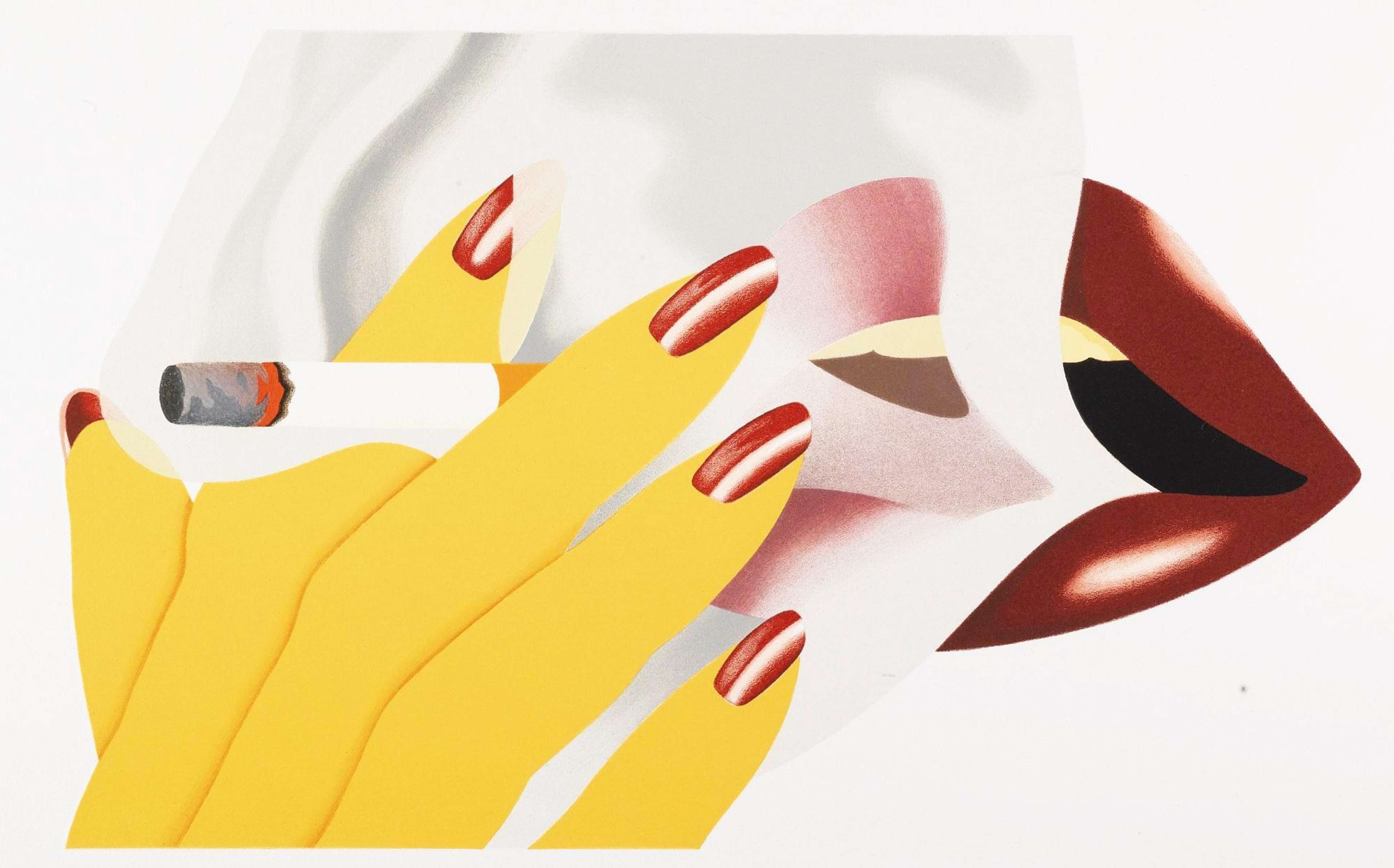 The Smoker - Signed Print by Tom Wesselmann 1976 - MyArtBroker