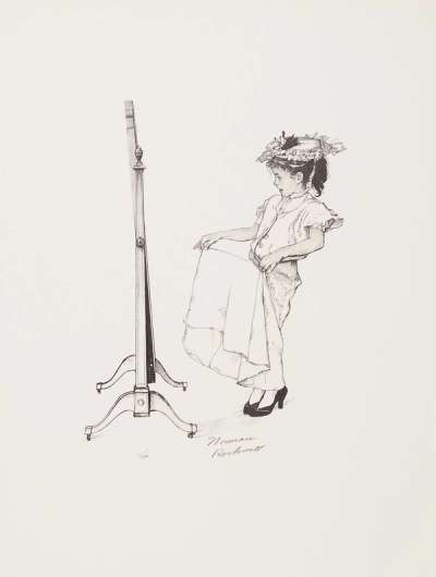 Dressing Up - Signed Print by Norman Rockwell 1973 - MyArtBroker