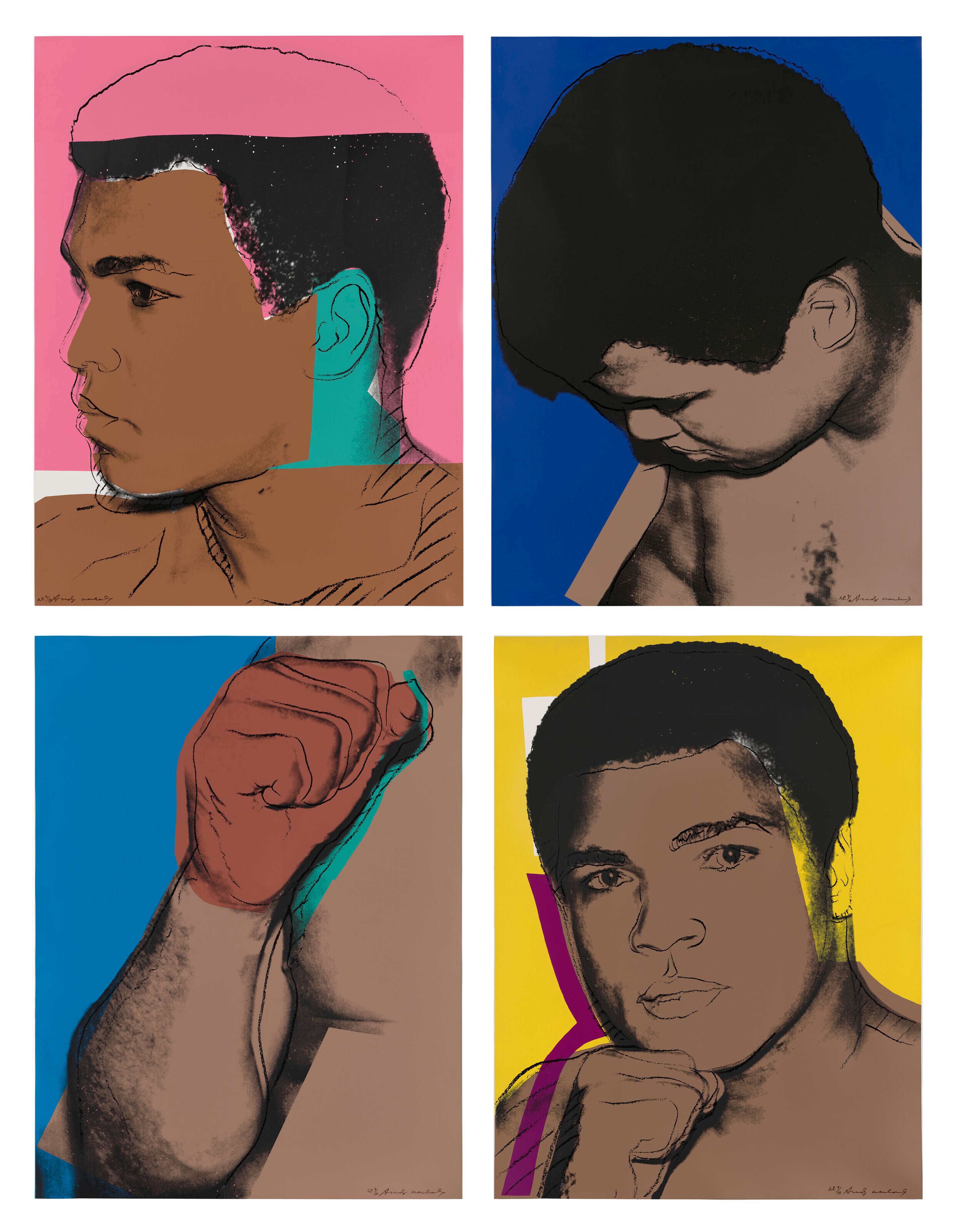 Muhammad Ali by Andy Warhol