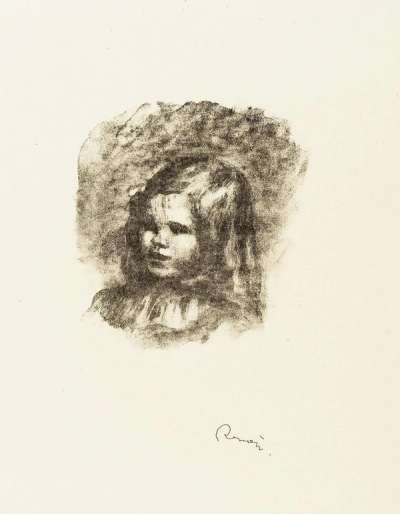 Claude Renoir, Tourné A Gauche - Signed Print by Pierre Auguste Renoir 1904 - MyArtBroker