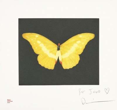 Damien Hirst: To Lure (yellow) - Signed Print