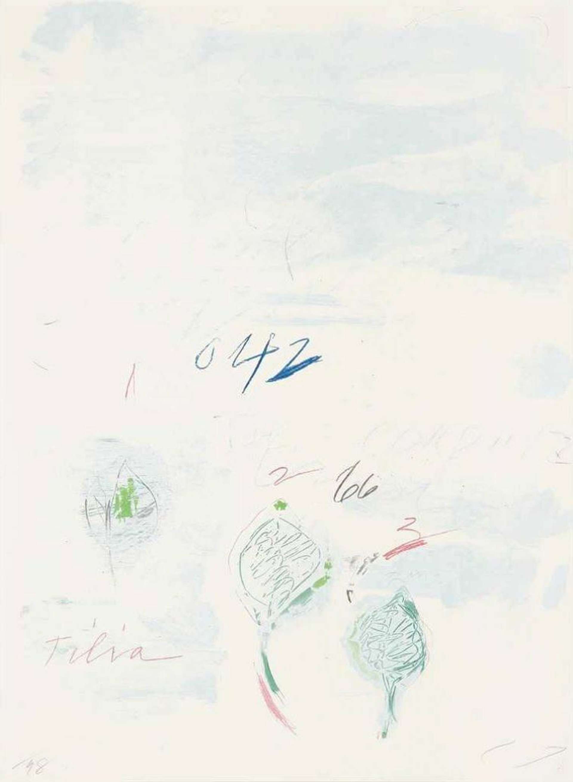 Tilia Cordata - Signed Print by Cy Twombly 1975 - MyArtBroker