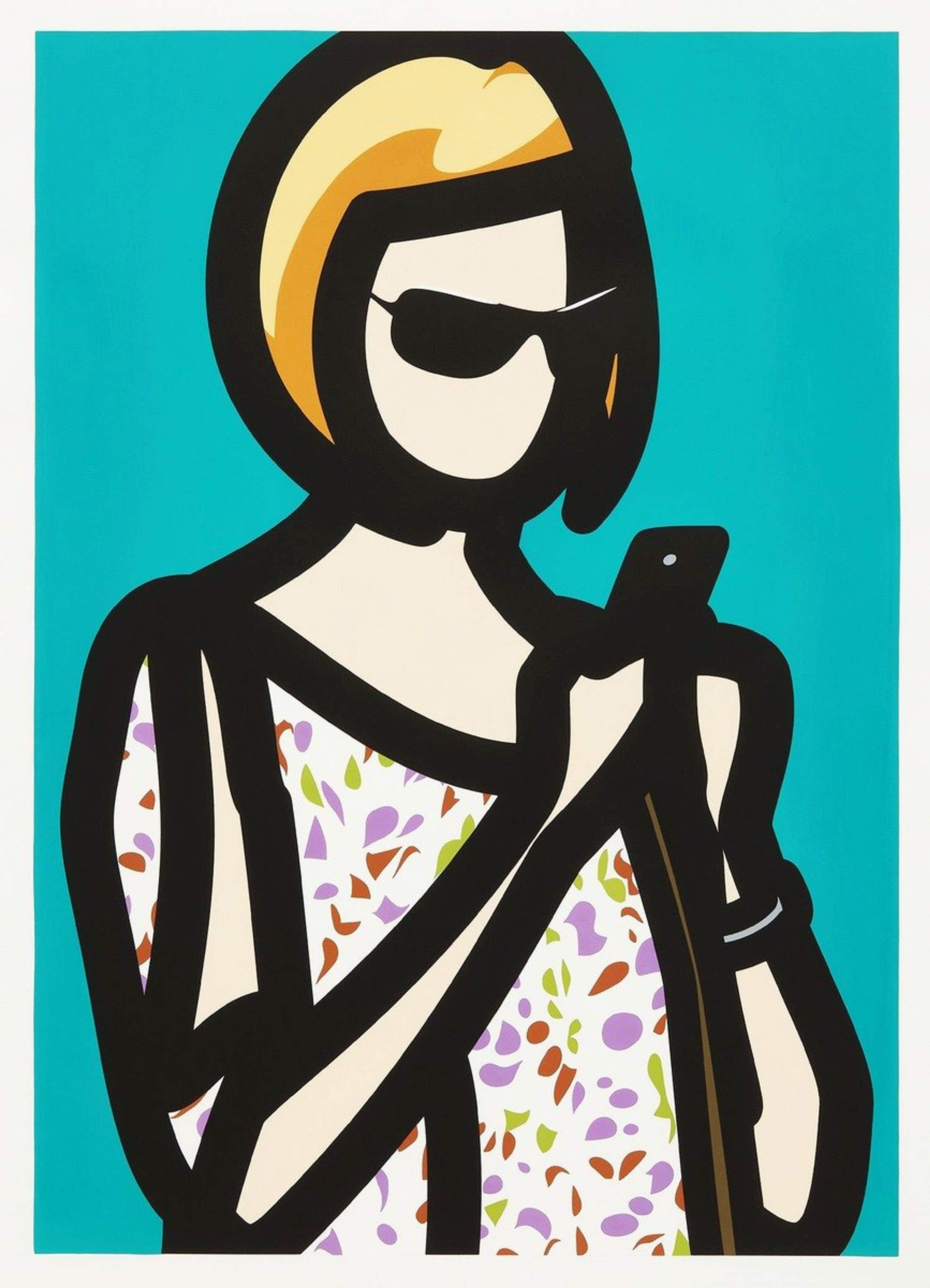 Tourist With Blouse - Signed Print
