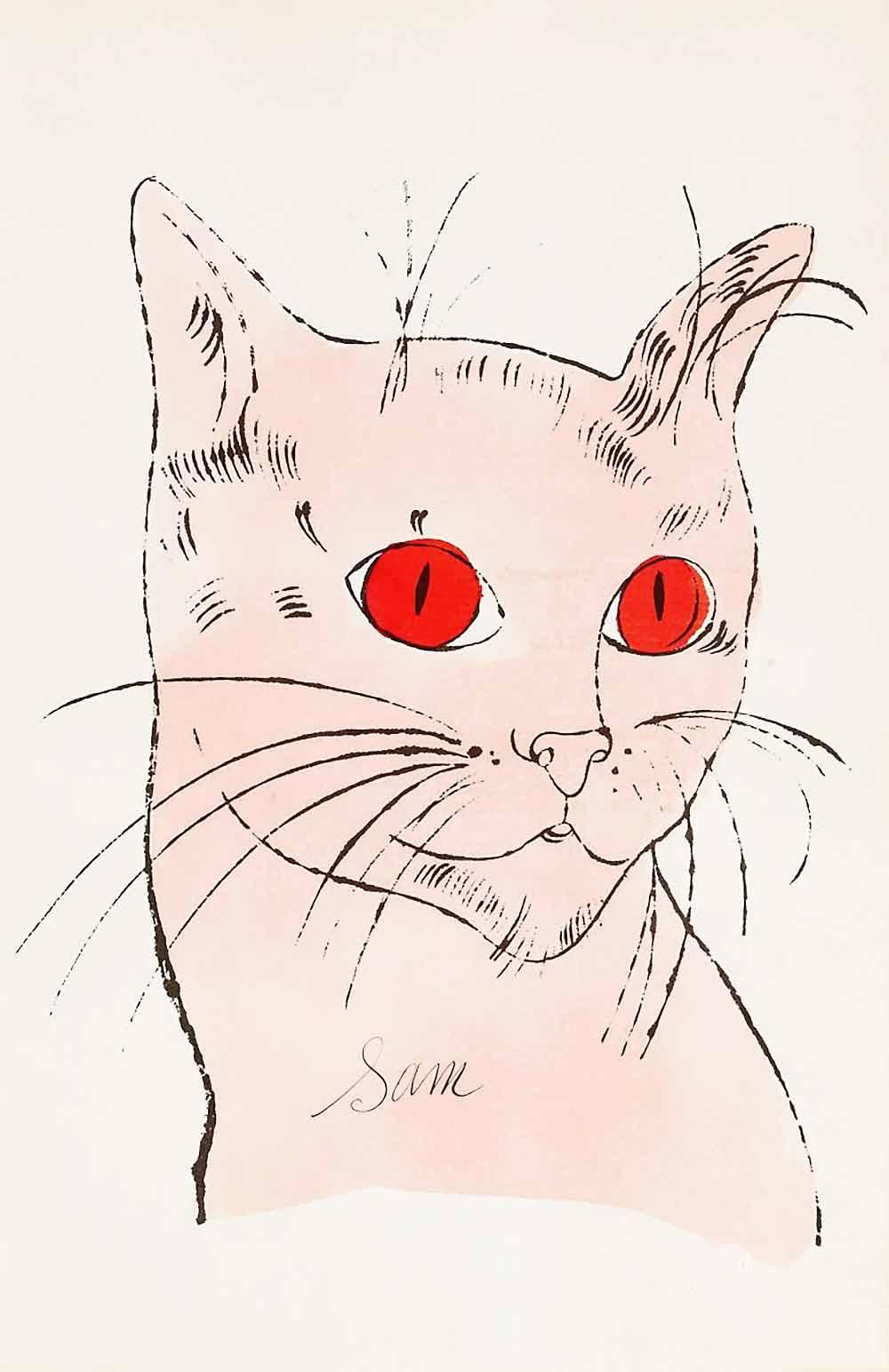 Cats Named Sam by Andy Warhol Background & Meaning | MyArtBroker