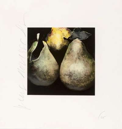 Pears - Signed Print by Donald Sultan 1991 - MyArtBroker