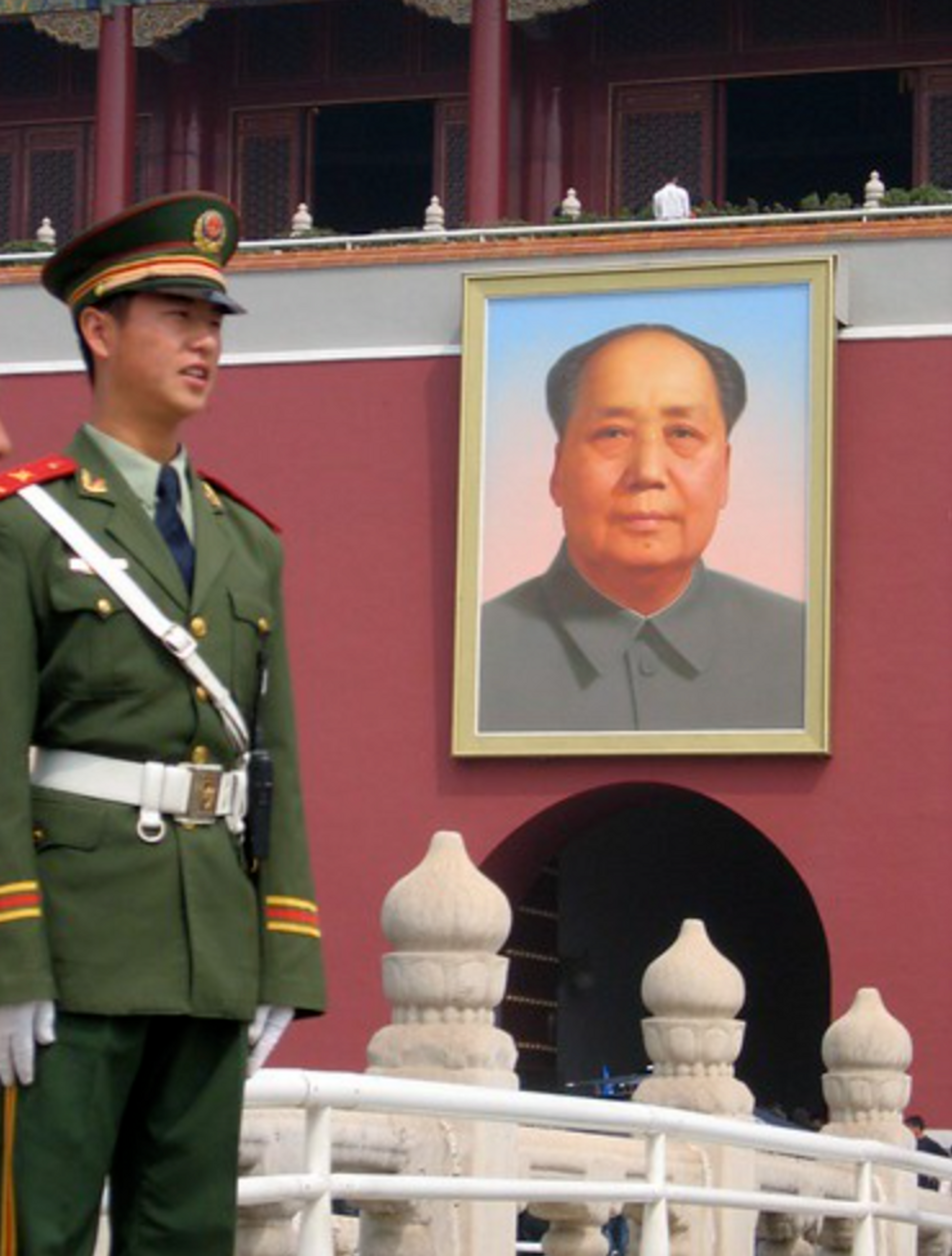 Mao Portrait in Tiananmen Square, Bejing.
