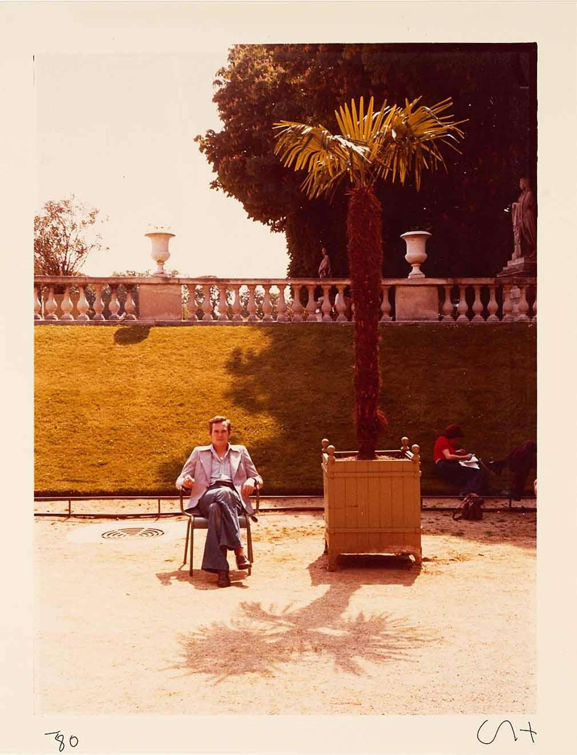 Jean In The Luxembourg Gardens - Signed Print by David Hockney 1974 - MyArtBroker