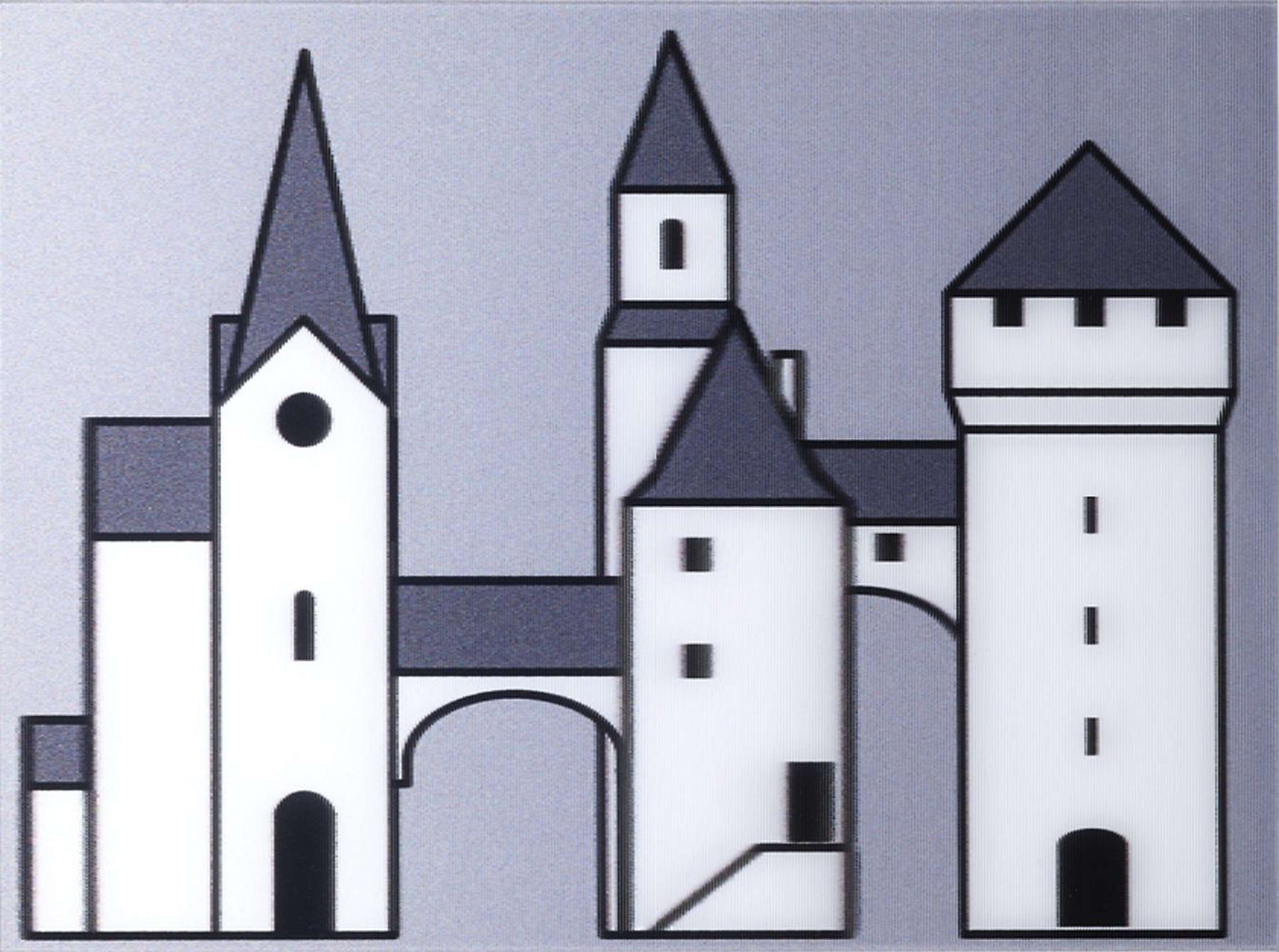 Medieval Village #3 - Signed Print