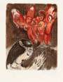 Marc Chagall: Sara Et Les Anges - Signed Print
