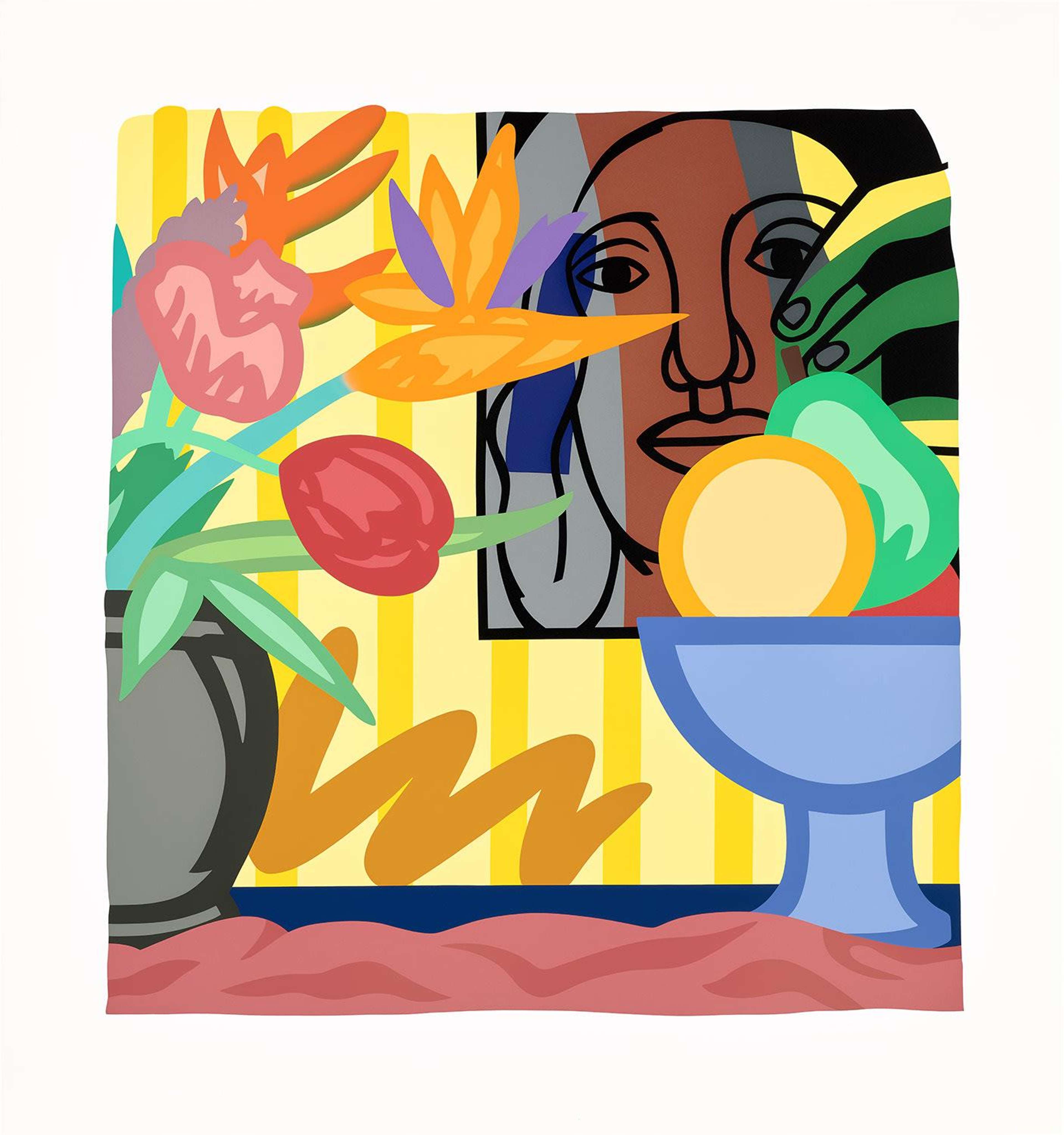 Mixed Bouquet With Leger - Signed Print by Tom Wesselmann 1993 - MyArtBroker