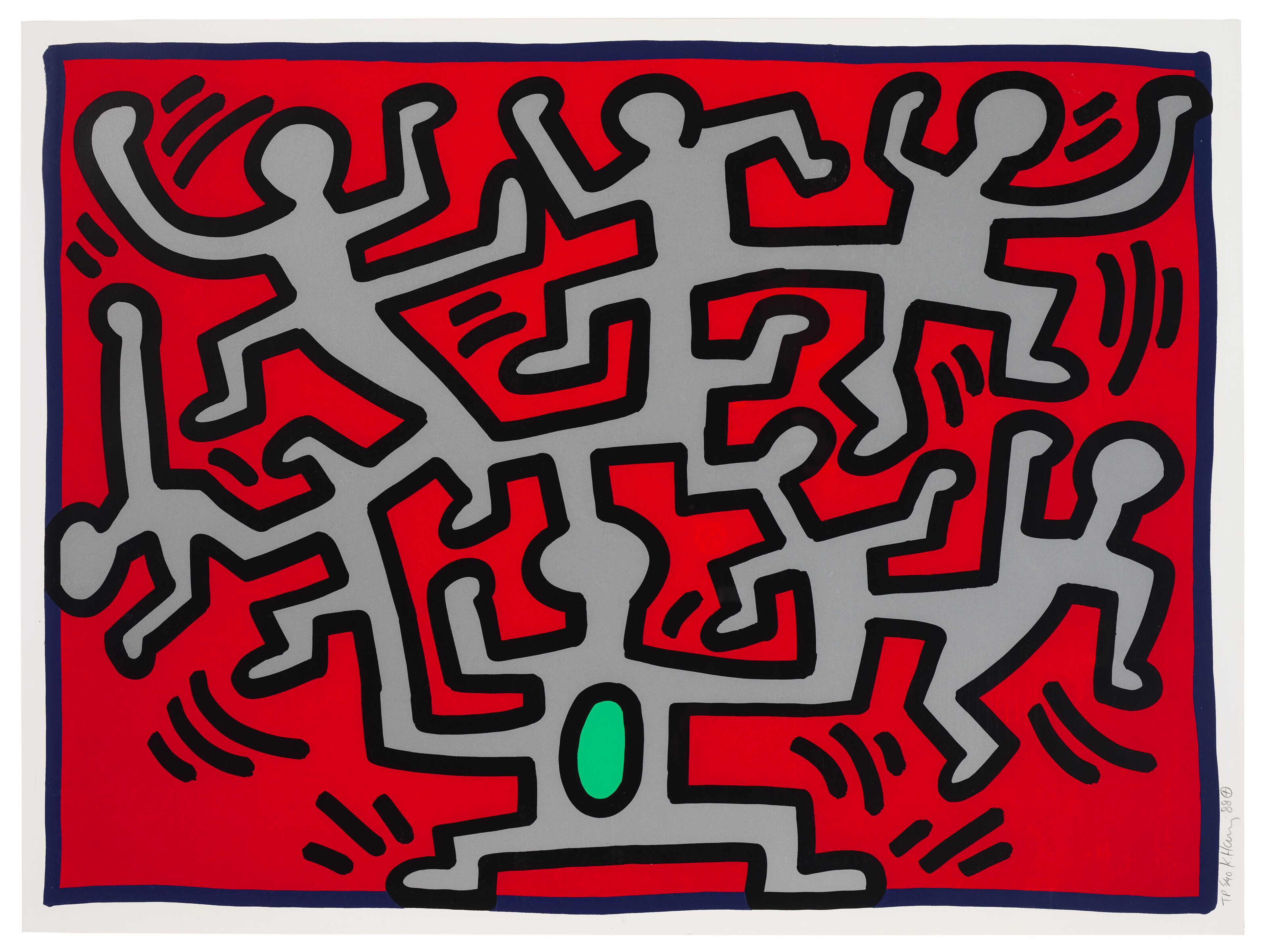 Growing 4 (TP) by Keith Haring 1988 - MyArtBroker 