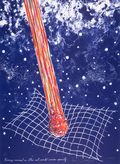 Henry’s Arrival On The Art World Causes Gravity - Signed Print by James Rosenquist 1997 - MyArtBroker