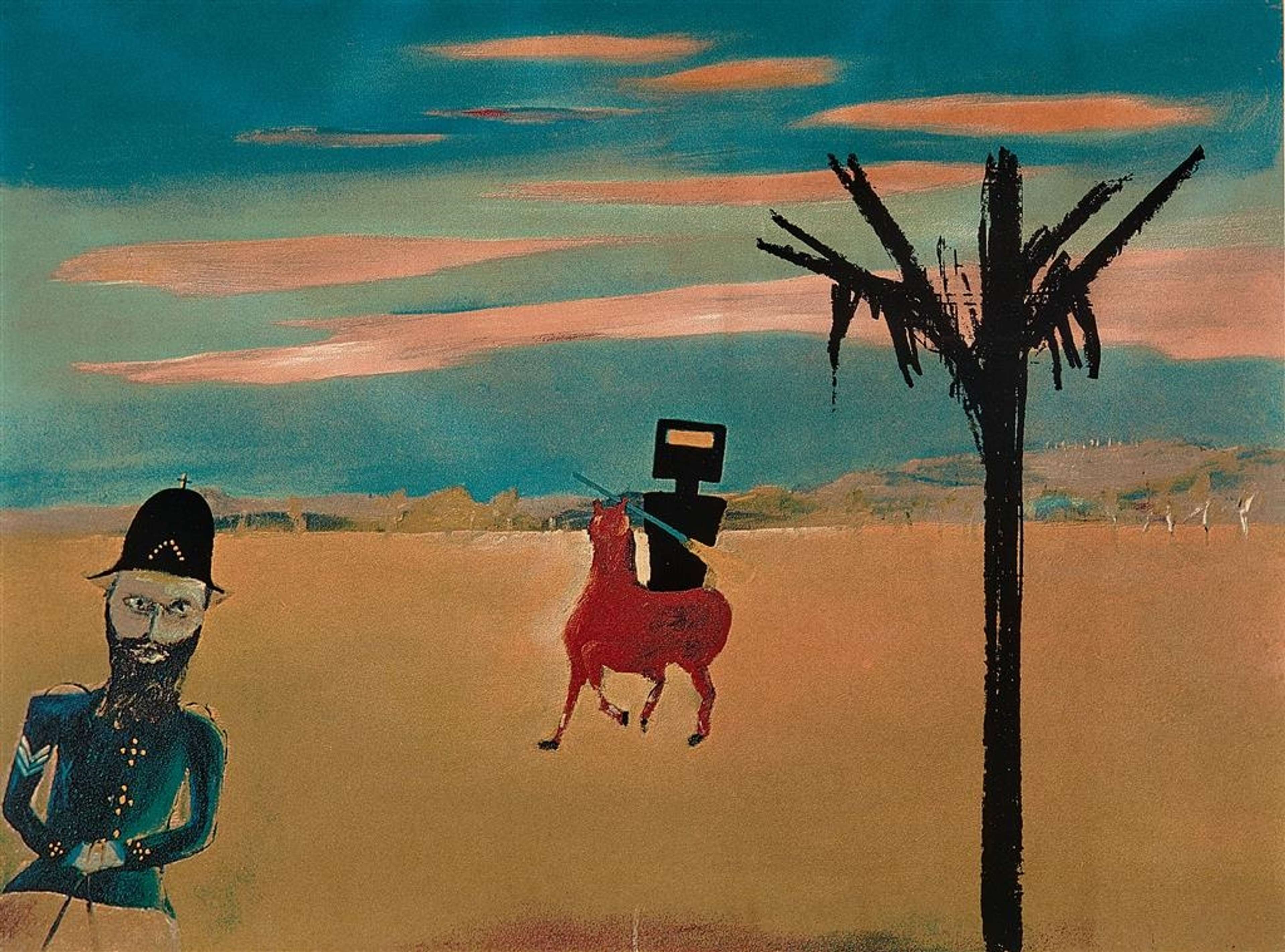 The Encounter - Signed Print by Sidney Nolan 1978 - MyArtBroker