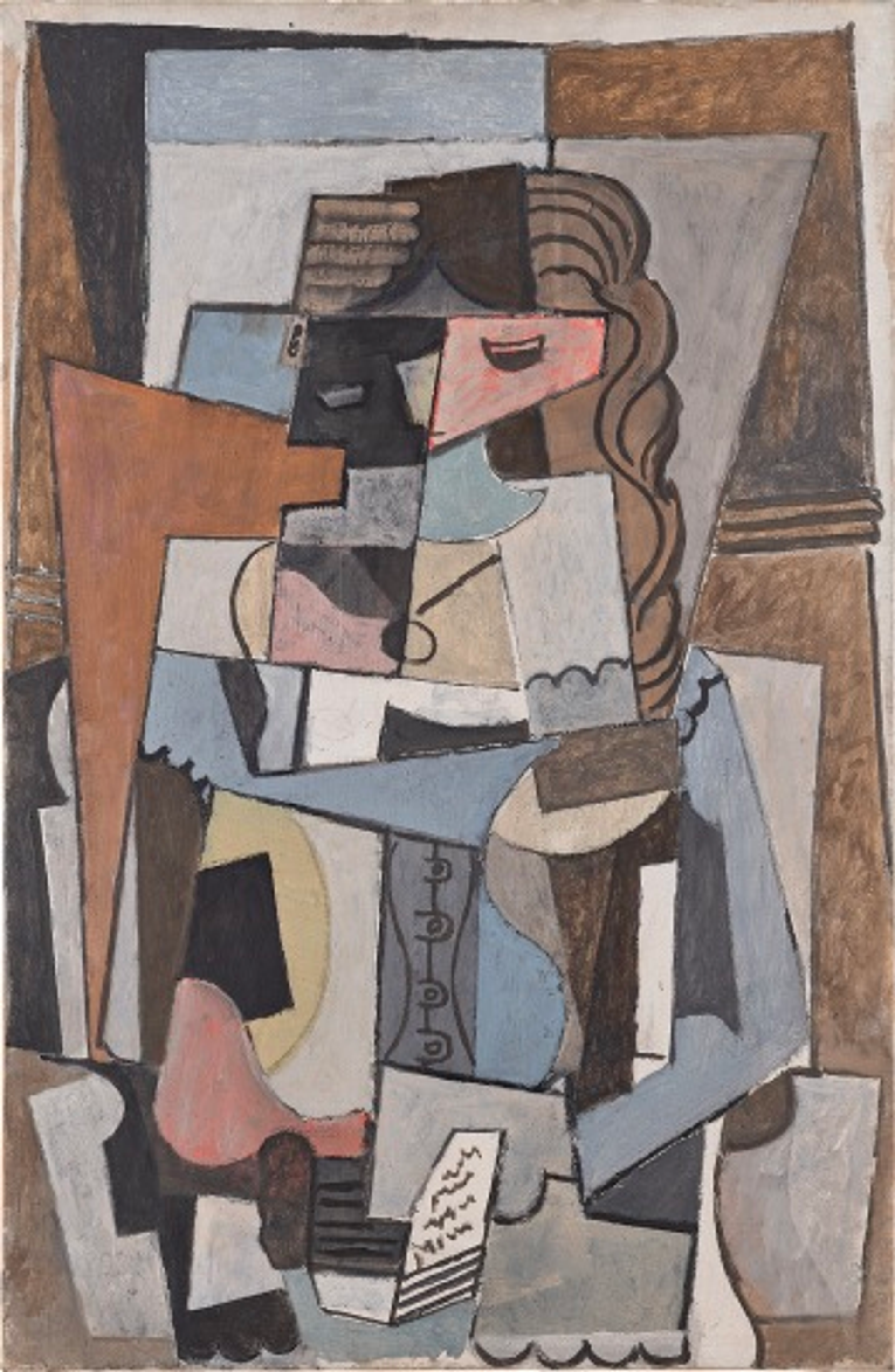 Femme en corset lisant un livre by Pablo Picasso - Phillips 2023