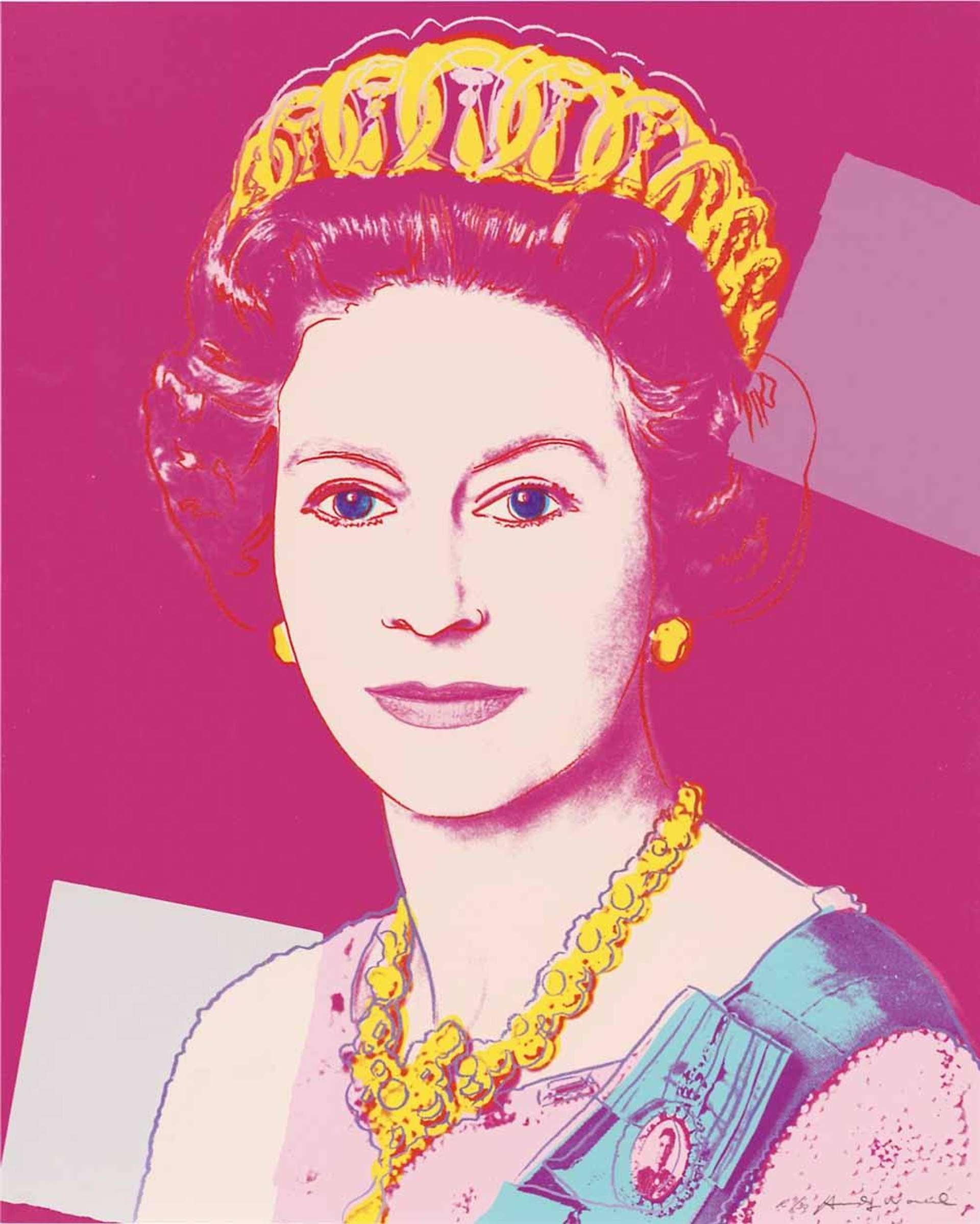  Queen Elizabeth II Royal Edition (F. & S. II.336A) © Andy Warhol 1985 - MyArtBroker