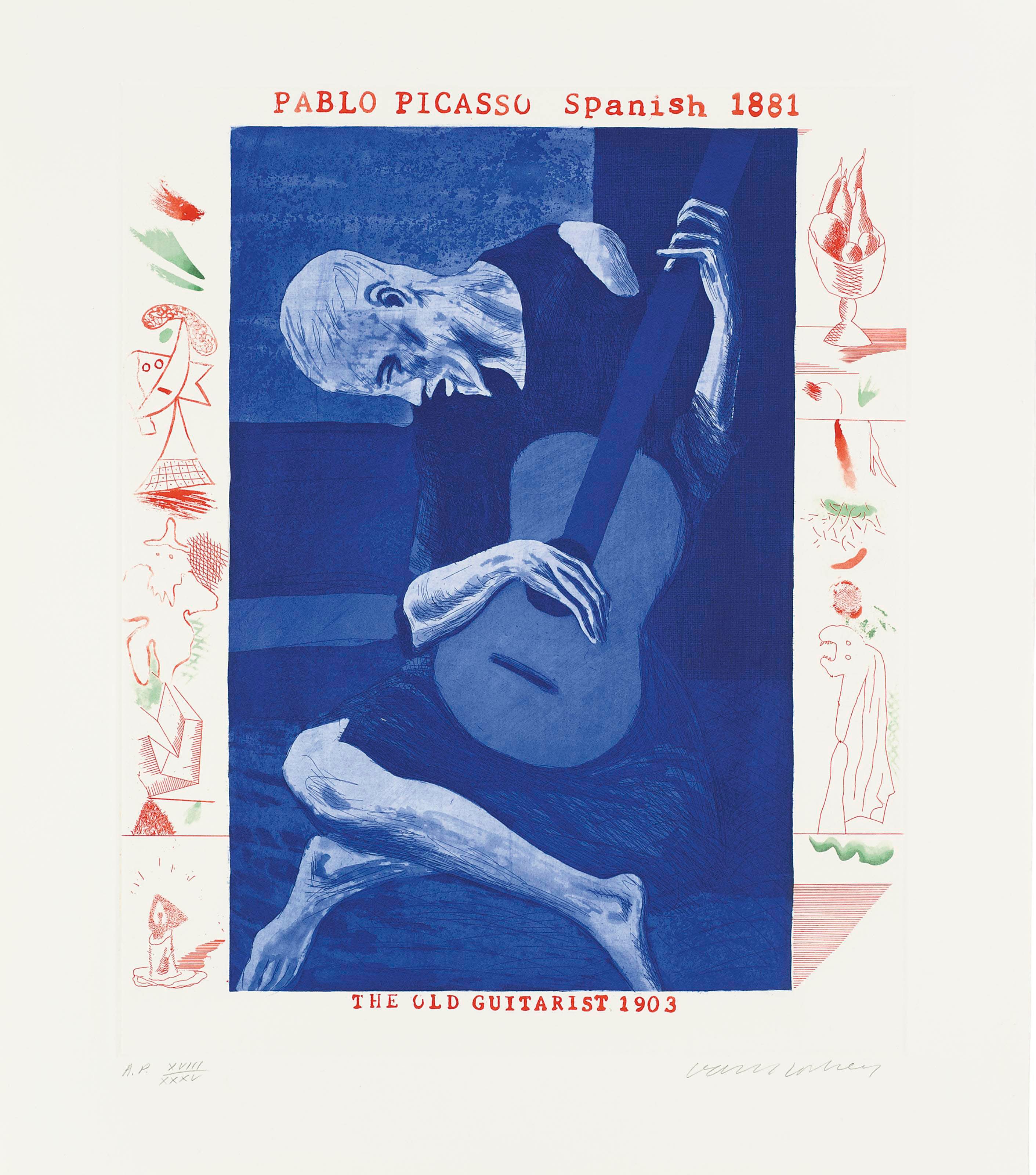 10 Facts About Hockney's The Blue Guitar | MyArtBroker