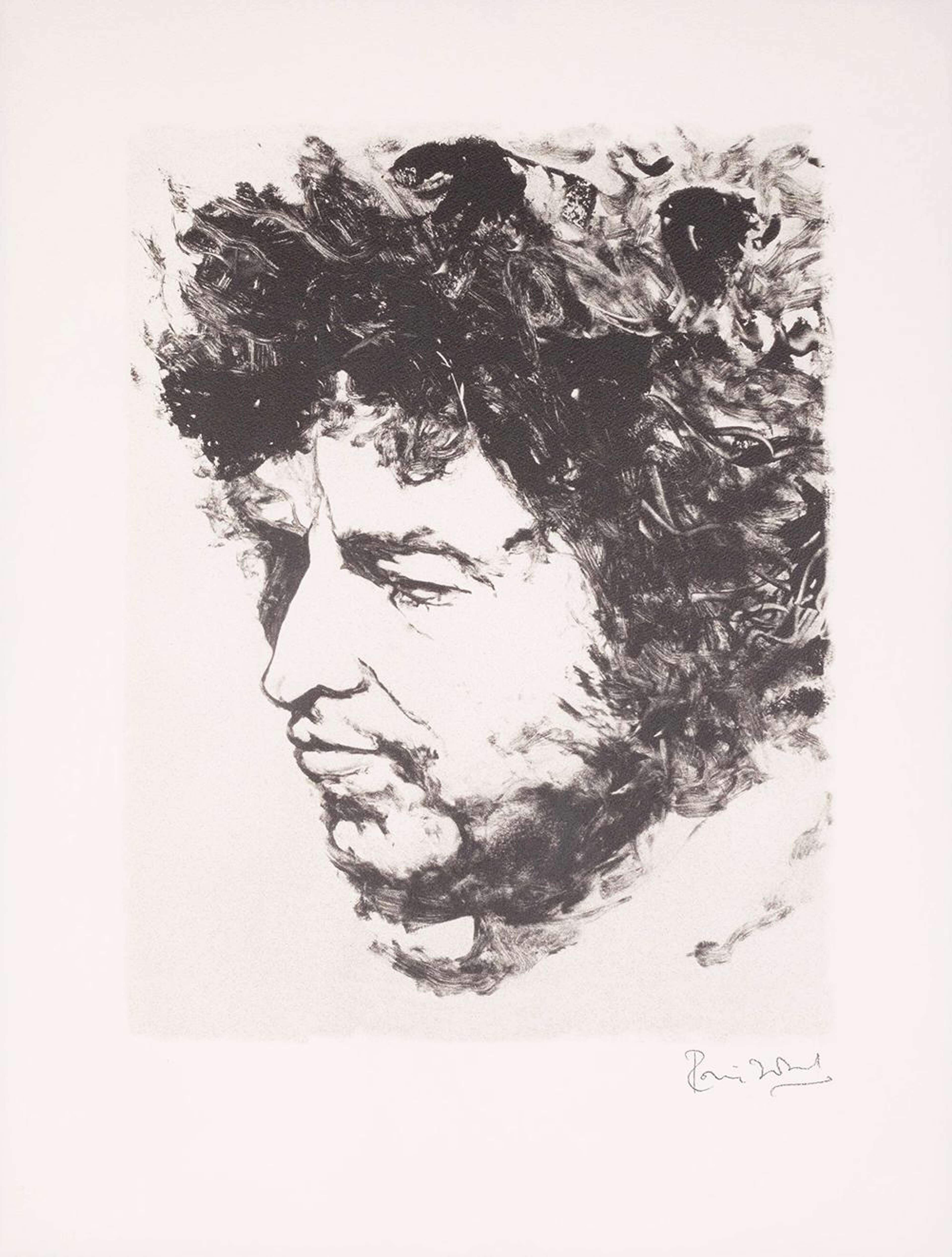 Bob Dylan - Signed Print by Ronnie Wood 2014 - MyArtBroker