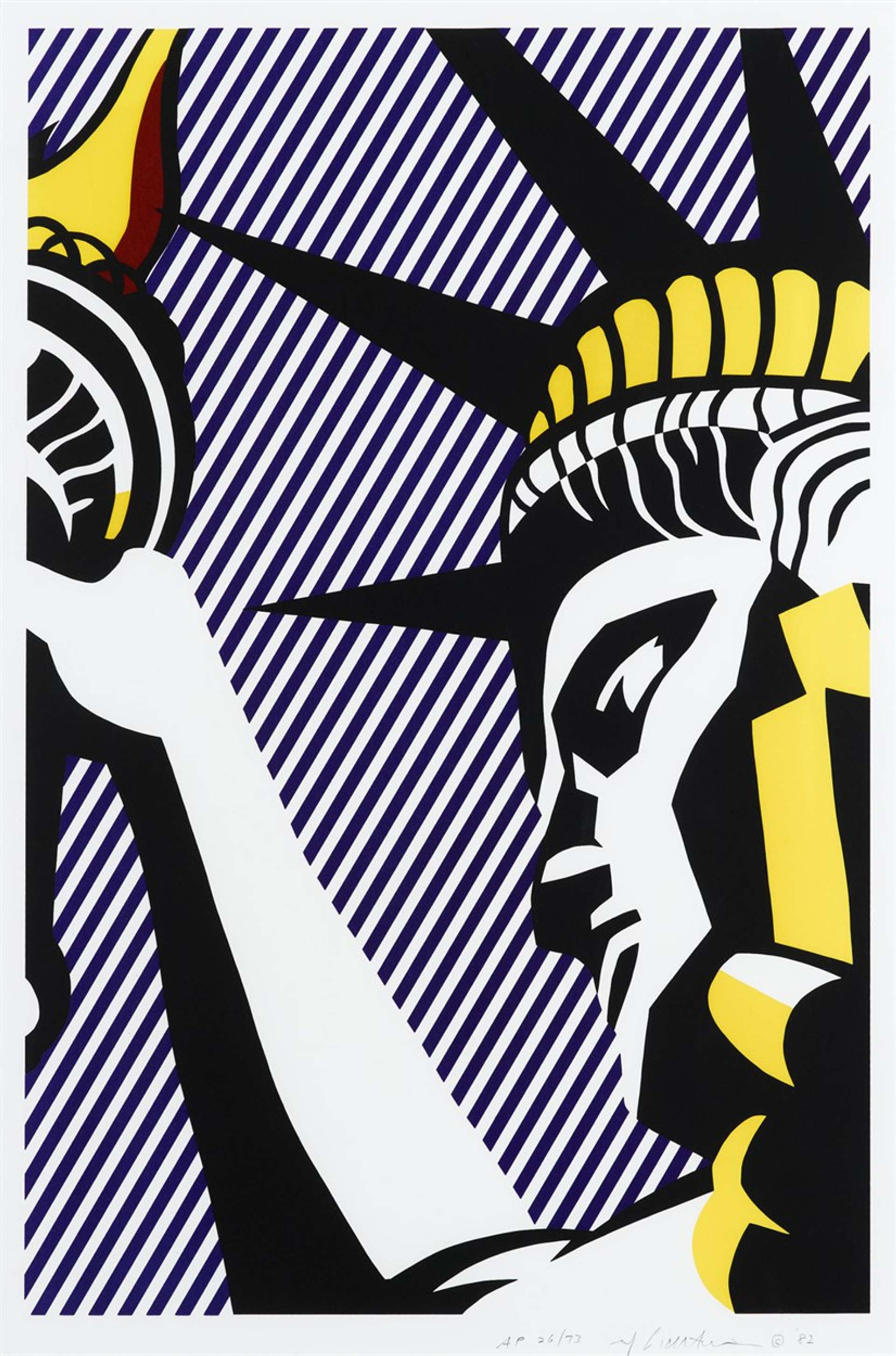 I Love Liberty (AP) by Roy Lichtenstein - MyArtBroker