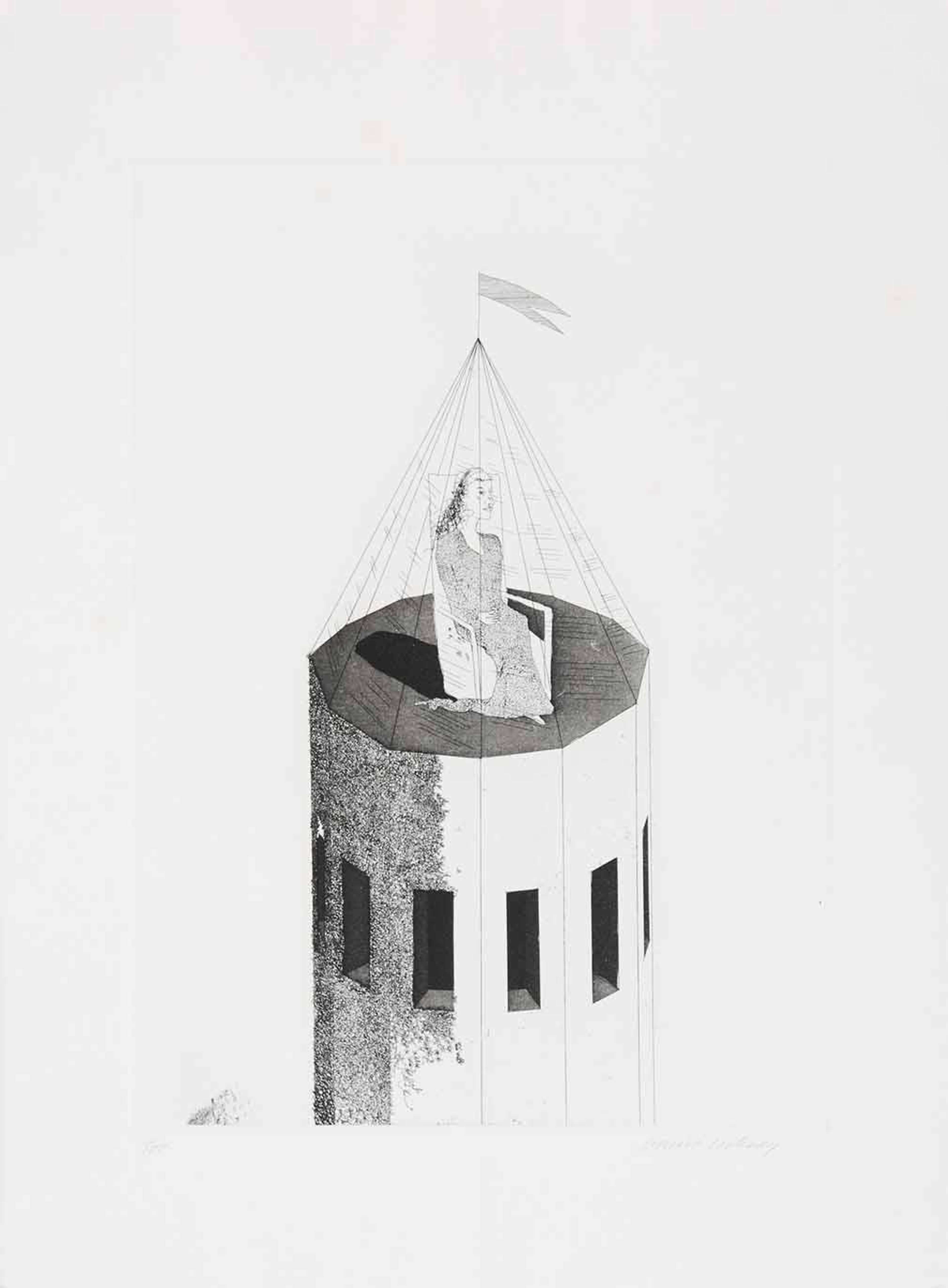 The Princess In Her Tower - Signed Print by David Hockney 1969 - MyArtBroker