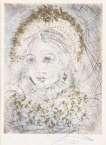 Portrait De Marguerite (Faust) - Signed Print