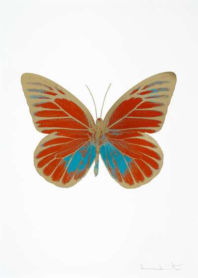 Damien Hirst: The Souls IV (prairie copper, topaz, cool gold) - Signed Print