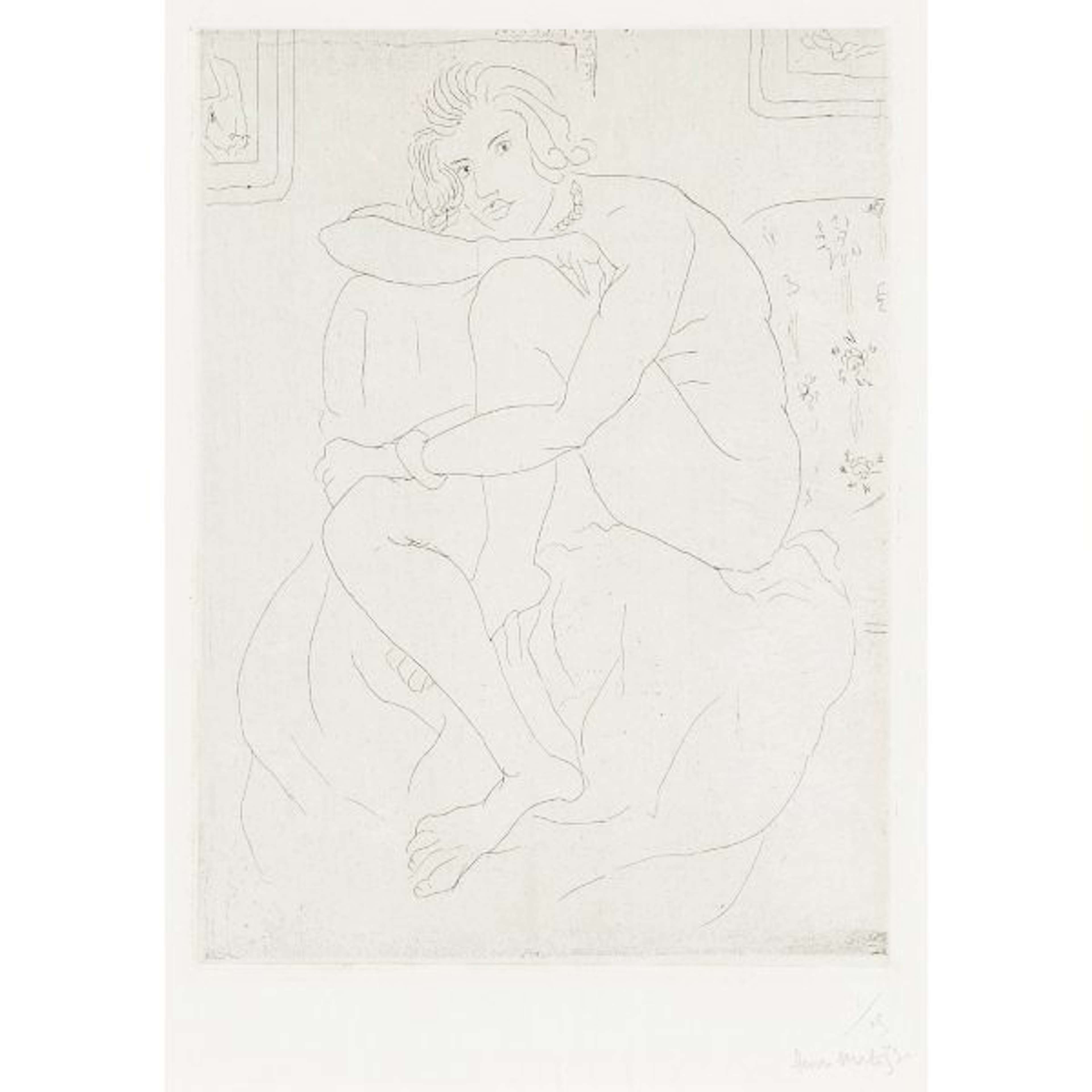 Nu Assis, Mains Aux Genoux - undefined by Henri Matisse 1929 - MyArtBroker