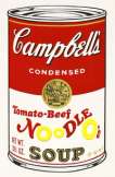 Campbell’s Soup II, Tomato Beef Noodle O’s (F. & S. II.61) - Signed Print