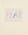 Cy Twombly: Plato - Signed Print