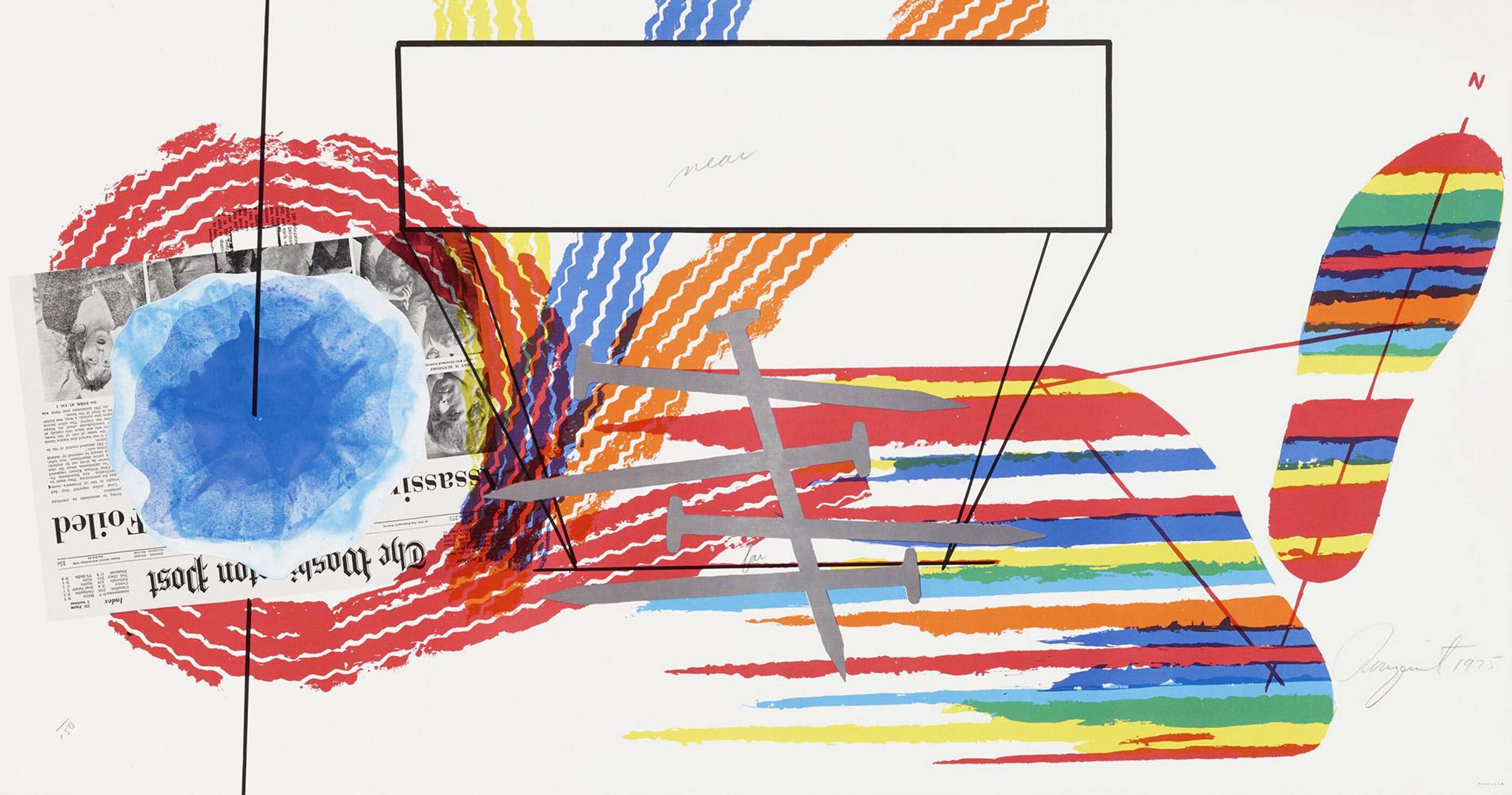 Near, Far - Signed Print by James Rosenquist 1975 - MyArtBroker