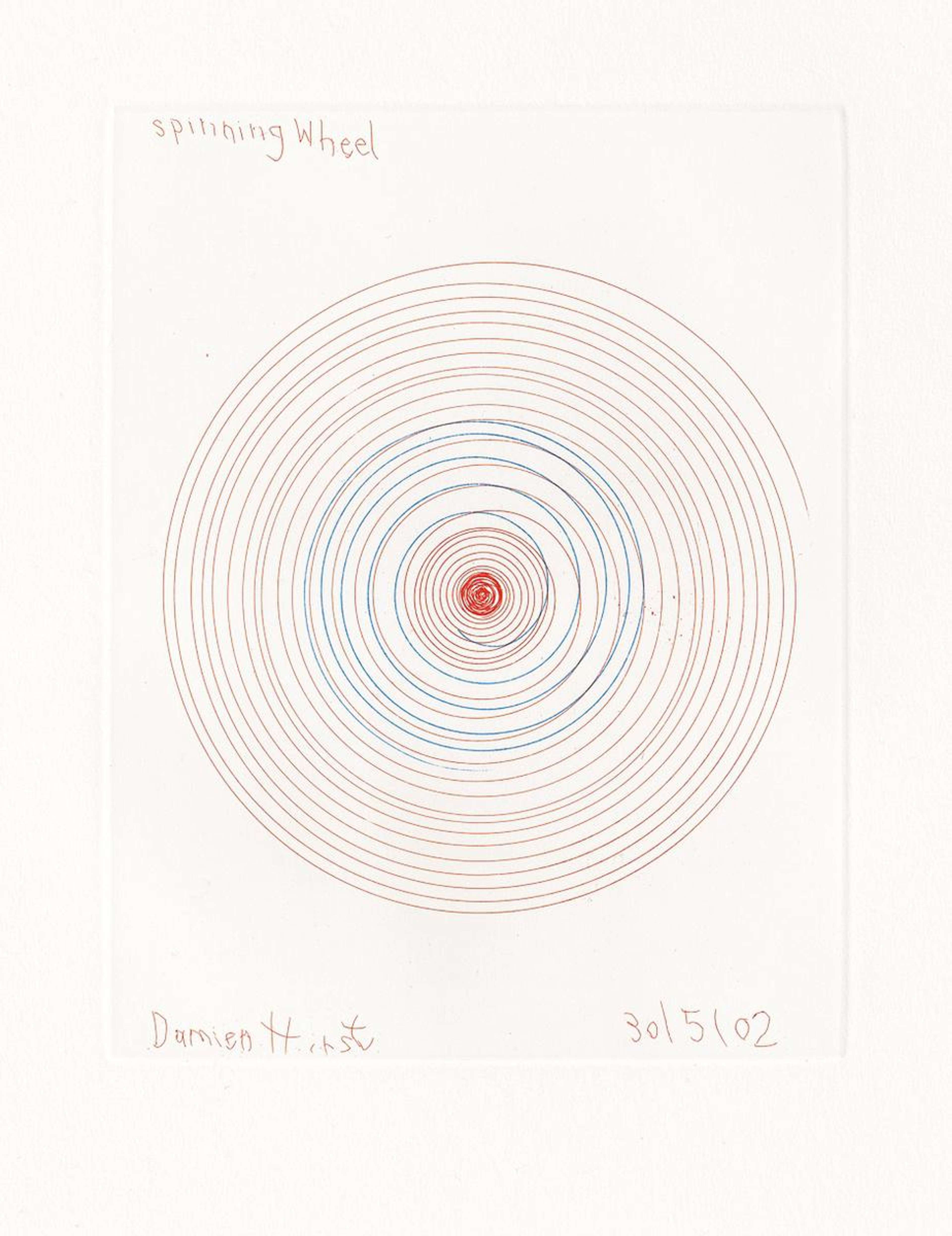 Spinning Wheel - Signed Print by Damien Hirst 2002 - MyArtBroker