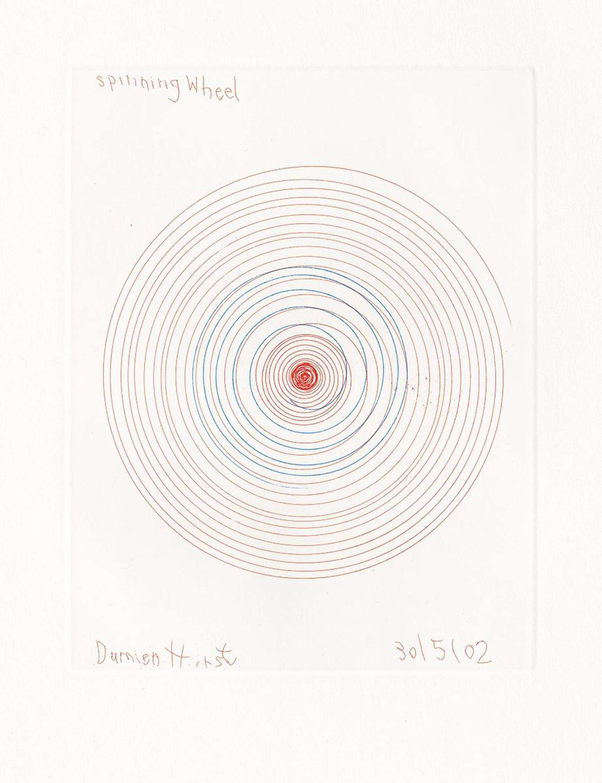 Spinning Wheel - Signed Print by Damien Hirst 2002 - MyArtBroker