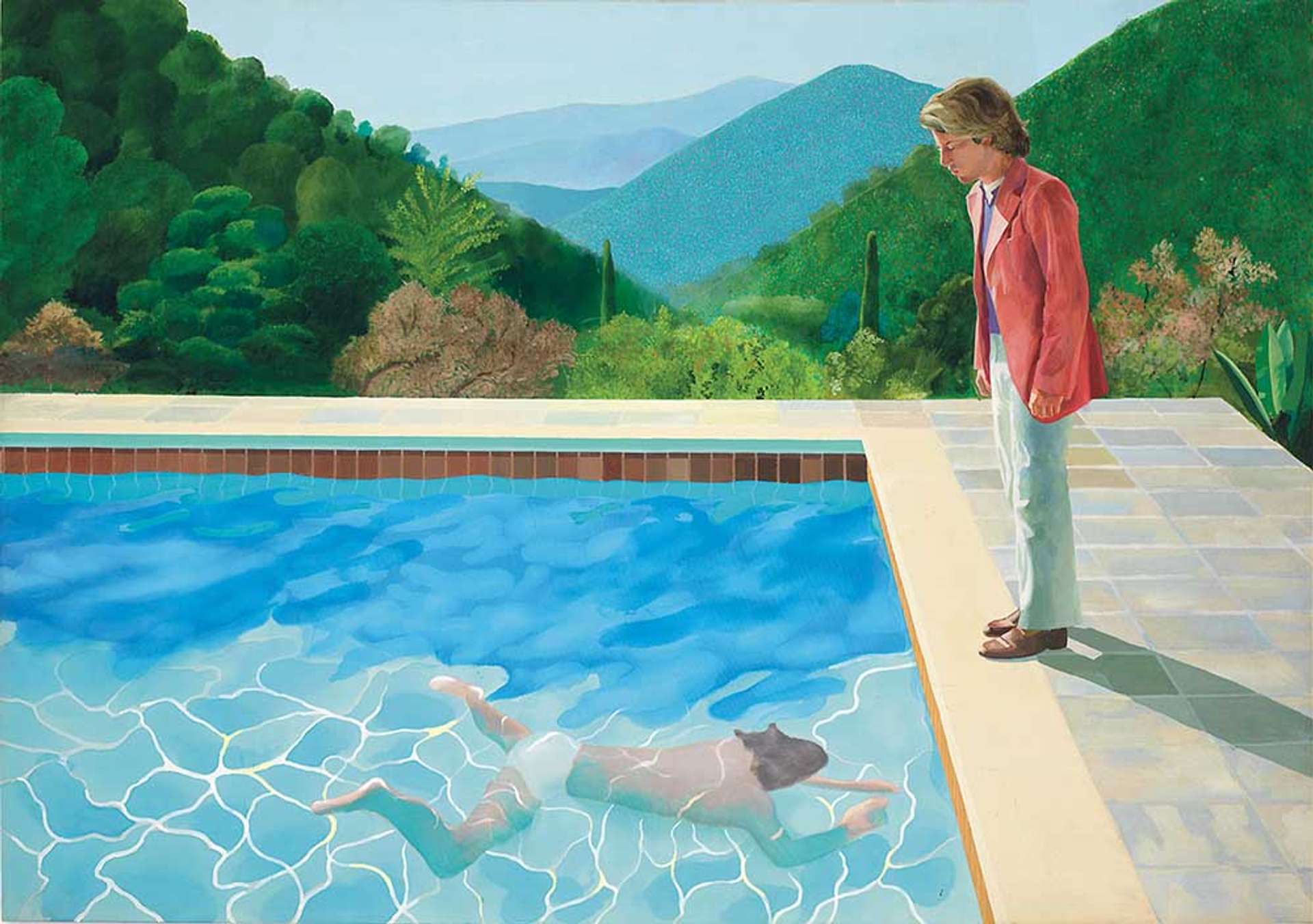 Portrait of the Artist (Pool with Two Figures) by David Hockney - MyArtBroker